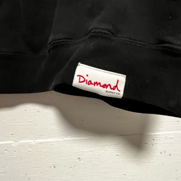 Diamond crew black and red medium sweatshirt - Picture 2 of 5